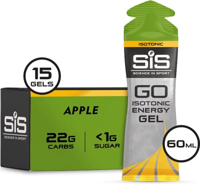 Science in Sport - SiS Go Isotonic Energygel - Energie gel - Isotone Sportgel - Green Apple Smaak - 15 x 60ml
