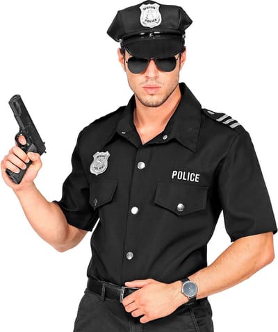 Uniform Shirt Politie Agent Man - XXL