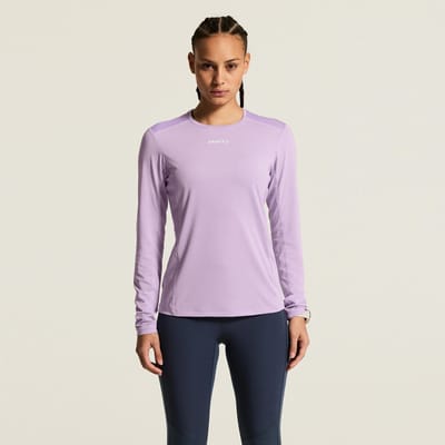 Craft Adv Essence Ls Tee 2 W Lilac - Sportshirt