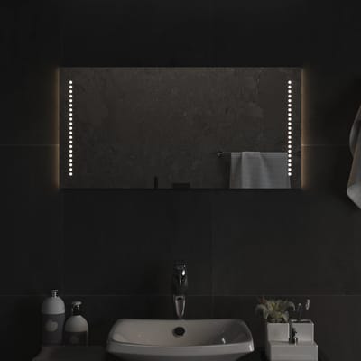 vidaXL - Badkamerspiegel - LED - 40x80 - cm