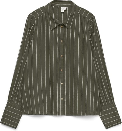 VERO MODA - VMGORI L/S SHIRT WVN BTQ - Dames - Blouses
