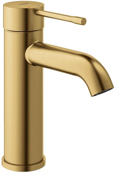 GROHE Essence New Wastafelmengkraan - Lage uitloop - Cool Sunrise Geborsteld (mat goud) - 23590GN1