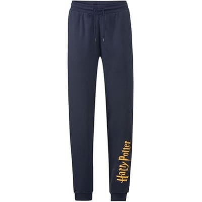 Lidl Heren joggingbroek met print op het been (Marineblauw, M)