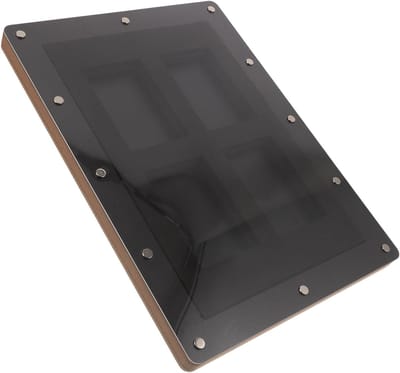 Kaart Display Frame - Wandvitrine Ruilkaarten - Verzameling Tonen - Frontale Toegang - 38.5 cm Breed - Zwart