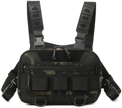 Geargalaxy Visgerei Rugzak - Heuptasje - Opbergtasje - Visgerei Tas - Visuitrusting Heuptas - Opbergtas - Visuitrusting - Camouflage