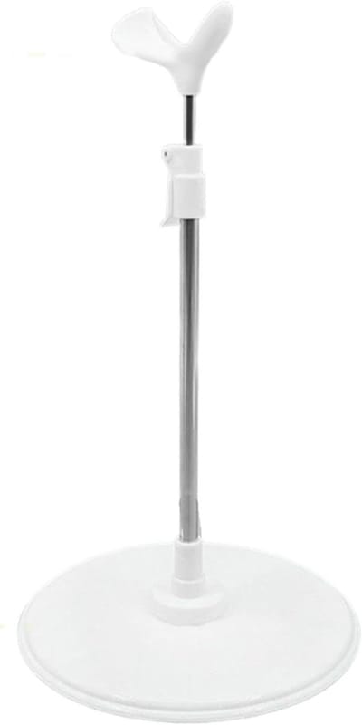 Poppenstandaard - Display houder - Poppen presenteren - Verstelbare hoogte - 21-37 cm - Zwart