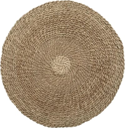 Safaary - Bazar Bizar River Tapijt Naturel Ø 90cm