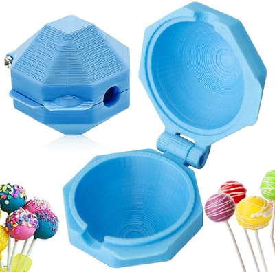 Dailygoods- Cakevormpjes Set van 2 - Ronde Cakepopvormen - Herbruikbaar - Veilig Bakken - Professioneel Resultaat - Eenvoudig Ontwerp - Cakepop