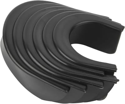 Pooltafel Hoezen - Zakgat Covers - Biljart Spelen - Slijtvast Rubber - 6 stuks - Zwart