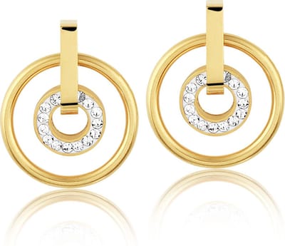 Montebello Oorbellen Brooke - 316L Staal PVD - 15 x 15 mm