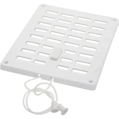 Baseline Schuifrooster 15x20cm Kunststof Wit