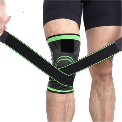 longziming - Knieband - Kniebandage - Patellabrace - Kniebescherming - Drukverlagend - Ademend en comfortabel - Flexibele pasvorm - Lichtgewicht en duurzaam - L