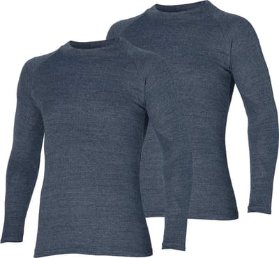Thermoshirt - Heren - Antraciet - XL - Set van 2
