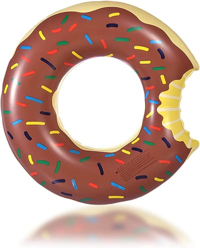 ZMR® Zwemring - Zwemband - Zwemtrainer - Bruin - 25cm x 21cm x 3cm