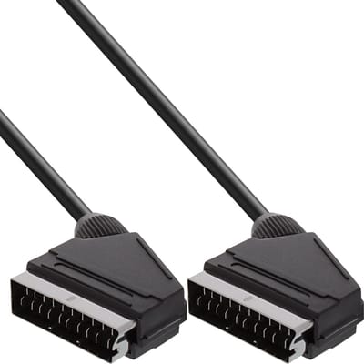 InLine® Scartkabel, male / male, 5m