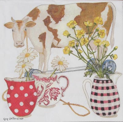 Servetten Cow 33 x 33 cm