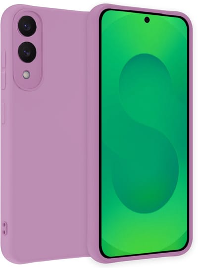 Hoesje Geschikt voor Samsung Galaxy S25 Edge - Sterk & Shockproof - Hoes Cover - Siliconen Case - Lila