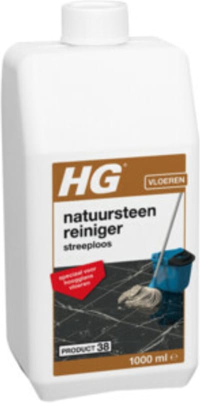 HG - Natuursteenreiniger Streeploos - 6 x 1 liter - Voordeelverpakking