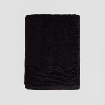 HOMLA - Handdoek - Zwart - 70x130 cm