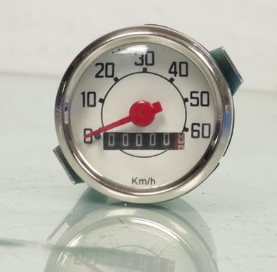Teller rond 60Km/h Ø52mm voor scooter Piaggio 50 Vespa vanaf 1963 190743 Nieuw