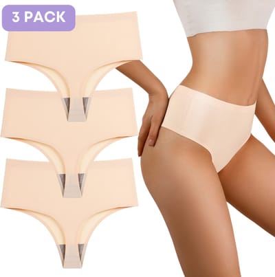 Naadloze string voor Dames - Naadloos ondergoed dames - Maat S - Beige - Set van 3 - Ultrazacht - Naadloos ondergoed dames - Seamless ondergoed dames - Invisible string - Naadloze string