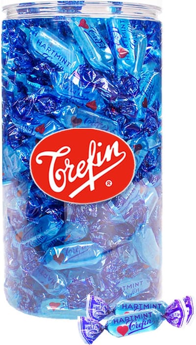 Hartmint - hard snoep met mintsmaak in herbruikbare bokaal - 850g