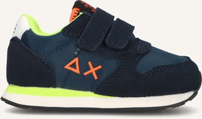 Sun68 Tom Fluo Sneakers - Jongens - Blauw - Maat 21