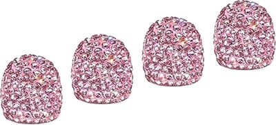 TT-products ventieldoppen Pink Diamond 4 stuks roze