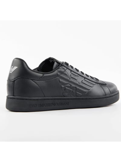 Baskets Emporio Armani EA7 en Cuir Basses à Lacets Baskets Unisexe Noir 7X000331AF10848MC061 40