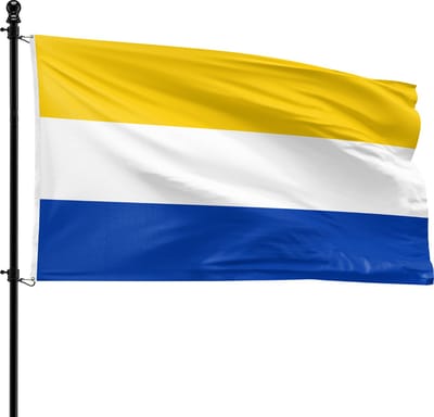 VlagDirect - Heerhugowaard vlag - Gemeente Heerhugowaard vlag - 90 x 150 cm.