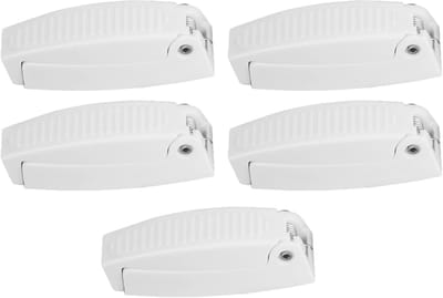 Dailygoody - Catch Holder Latch - Veerbelaste scharnier - Wit - Deurbagage - Perfect voor RV en Trailer - Duurzaam en sterk