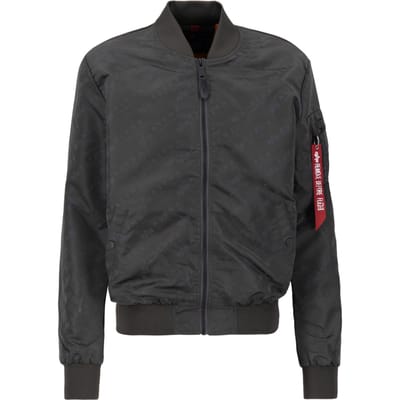 MA-1 Light Weight Allover Print Rainbow Reflective Bomber Jacket