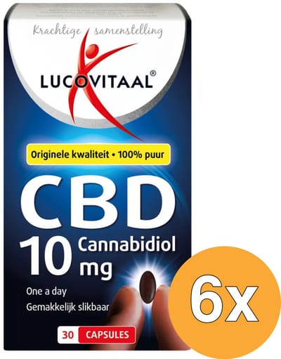 6x Lucovitaal CBD 10mg (30 capsules)