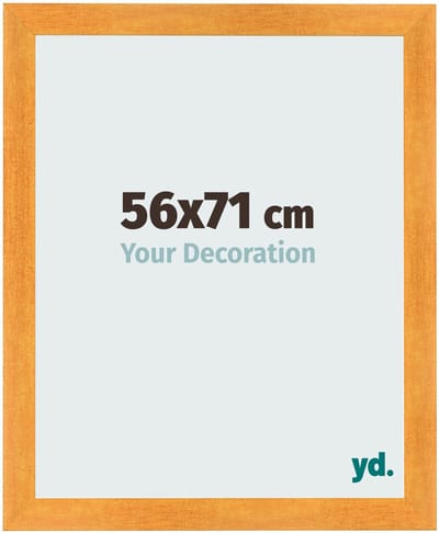 Your Decoration - Fotolijst 56x71 cm - MDF - Oranje - Pisa