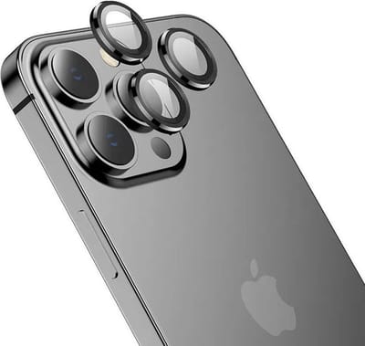 Hoco Camera Lens Protector Geschikt voor iPhone 13 Pro / 13 Pro Max - Zwart