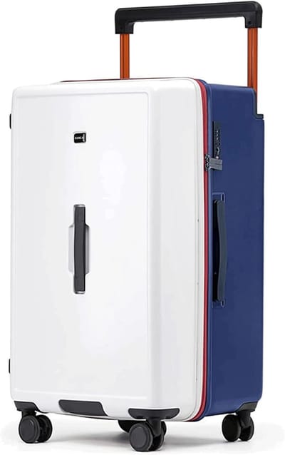 Grote Trolley Koffer - Reiskoffer Hardcase - Reizen Organiseren - Vergrendeling met Cijferslot - 30 inch - Geel