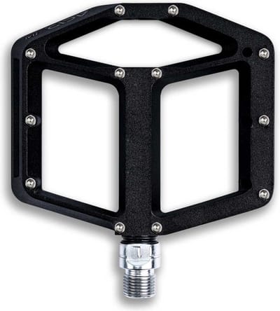 ACID Pedalen Flat A3-ZP R - Grote voetafdruk - Aluminium - Anti-Slip Compact-mechanisme - L115xB100 mm - Zwart