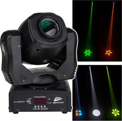 JB Systems CLUBSPOT LED spot gobo movinghead 1x 35W