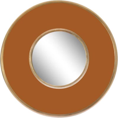 Spiegel Tess 40cm goud/terra