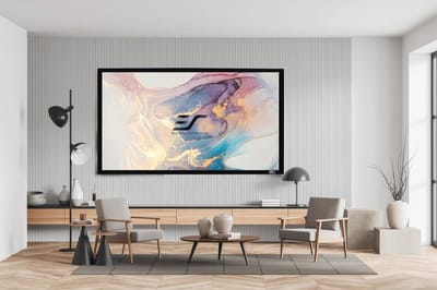 Vast Frame Projectiescherm - 203 x 115 cm, 16:9 Formaat - Ideaal voor Thuisbioscoop