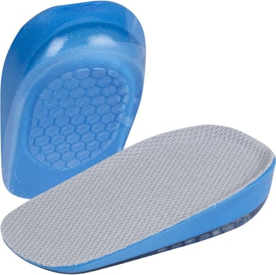 Nuvance Inlegzolen - 2.5cm Hakverhoger - Hielbeschermers - 2 Stuks - Maat 36-40 - Heren & Dames - Hielzooltjes - Blauw