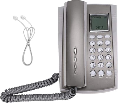 Vaste Telefoon voor Thuis - Extra Luide Oproepvolume en Duurzaam Ontwerp - Tafel en Wandmontage