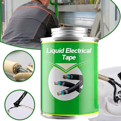 Vloeibare Isolatietape - Vloeibare Isolatielijm - Hittebestendige Lijm - Waterdichte Rubberkit - Vloeibare Draadcoating Voor Draden En Kabels Voor Thuisgebruik (125ml)