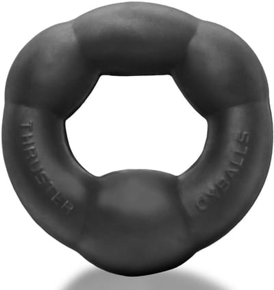 Oxballs - Thruster Cockring - Night Edition - Siliconen/TPR - Zwart