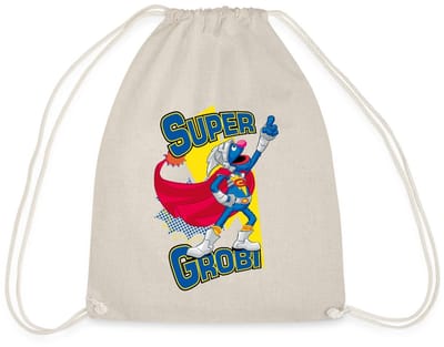 Sesamstraat Super Grobi Superheld Gymtas