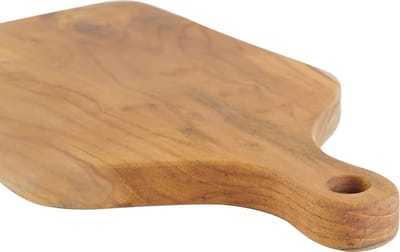 Rico & Plato Teakhouten Snijplank / Serveerplank Set ‘Viola’ – 2-delige Handgemaakte Kaasplanken – Duurzaam Teakhout