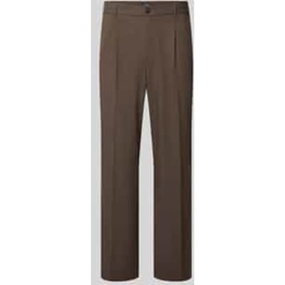 straight fit broek met viscose