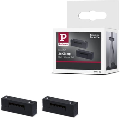 ULine Toebehoren Riemklem Set van 2 Zwart