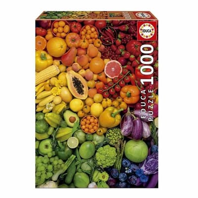 Educa - Puzzel - Kleurrijke Vitaminen- 1000 stukjes - Legpuzzel voor volwassenen