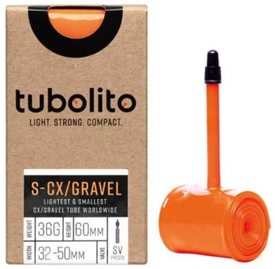 Buis Tubolito S-tubo Cx/grind 700x32/50c - Sv60 - SV 60mm Orange